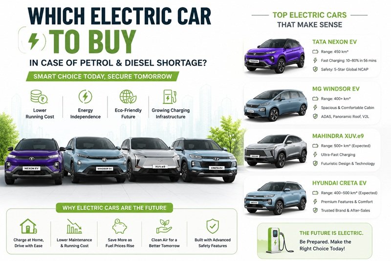 Which Electric Car Should You Buy If Petrol And Diesel severe shortage